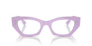 Ray-ban Zena Rx 7330 Unisex Violet Geometric Eyeglasses