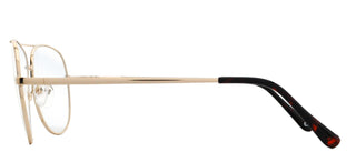 zerOne five ZO 790-B BLUE BLOCK unisex Gold Pilot Eyeglasses