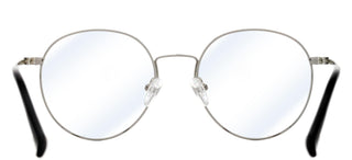 zerOne five ZO 915-B BLUE BLOCK unisex Silver Round Eyeglasses