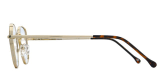 zerOne five ZO 918-B BLUE BLOCK unisex Gold Round Eyeglasses