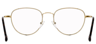 Zerone Five Zo 918 Women Gold Cat Eye Eyeglasses