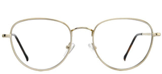 Zerone Five Zo 918 Women Gold Cat Eye Eyeglasses