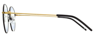 zerOne five ZO 938-B BLUE BLOCK women Black Round Eyeglasses
