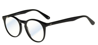 zerOne five ZO AC45-B BLUE BLOCK unisex Black Round Eyeglasses