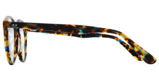 zerOne five ZO AC45-B BLUE BLOCK unisex Havana Round Eyeglasses