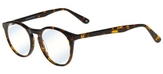 zerOne five ZO AC45-B BLUE BLOCK unisex Havana Round Eyeglasses