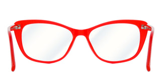 zerOne five ZO CP129-B BLUE BLOCK women Red Cat Eye Eyeglasses