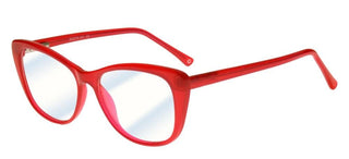 zerOne five ZO CP129-B BLUE BLOCK women Red Cat Eye Eyeglasses