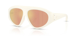 Moncler Zyra Me8014u Unisex White Geometric Sunglasses